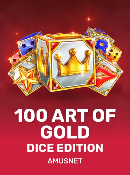 100 Art of Gold Dice Edition game tile