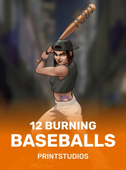 12 Burning Baseballs game tile